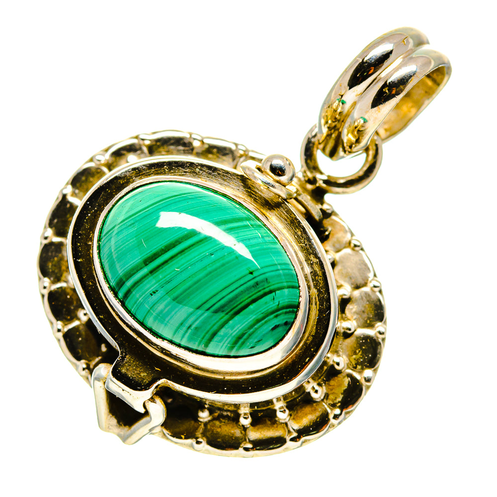 Malachite Pendants handcrafted by Ana Silver Co - PD759038