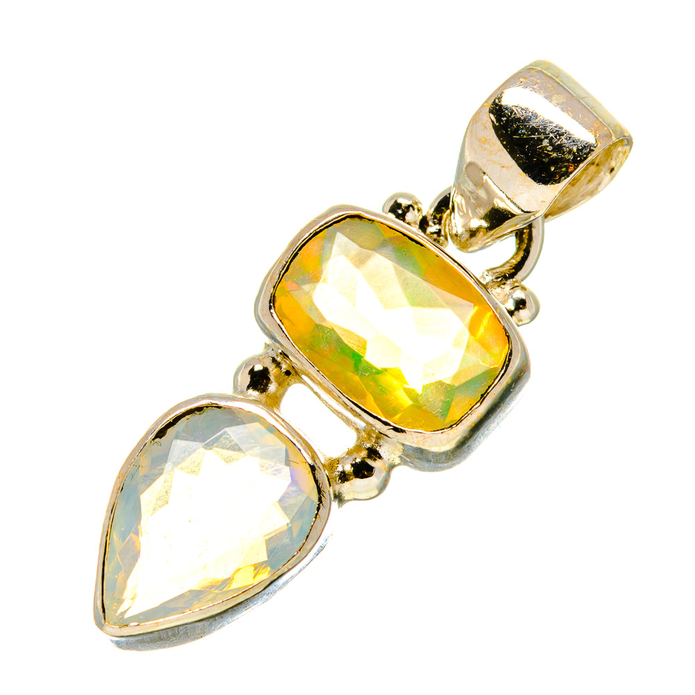 Ethiopian Opal Pendants handcrafted by Ana Silver Co - PD759047
