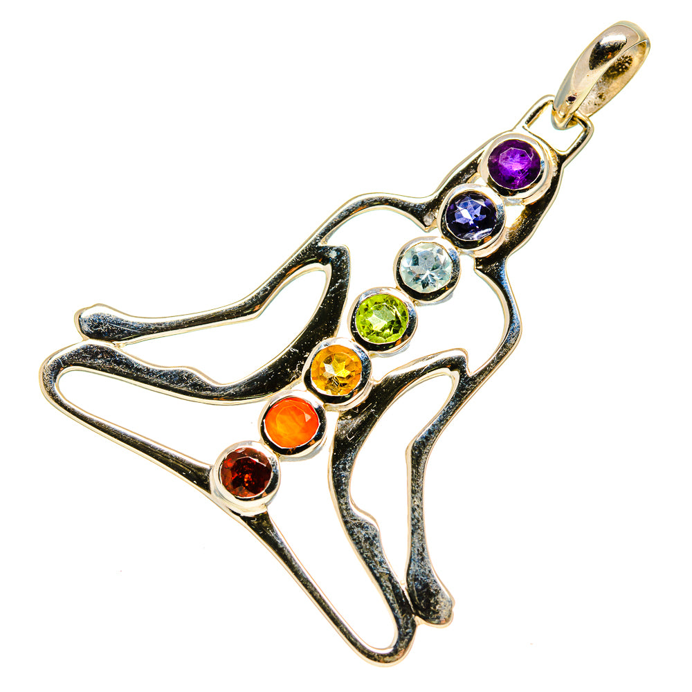 Multi-Stone Chakra Pendants handcrafted by Ana Silver Co - PD759068
