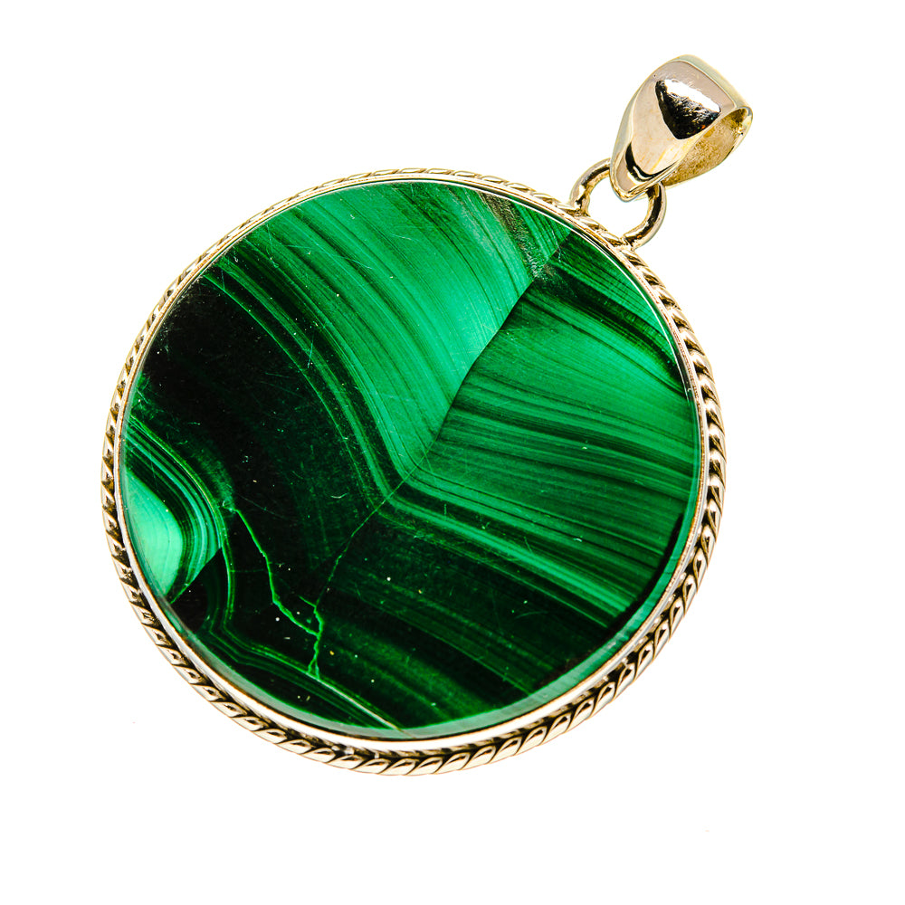 Malachite Pendants handcrafted by Ana Silver Co - PD759078