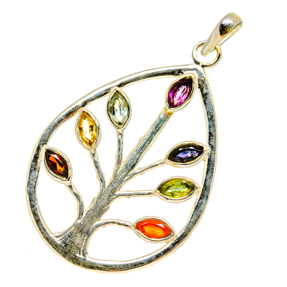 Multi-Stone Chakra Pendants handcrafted by Ana Silver Co - PD759081