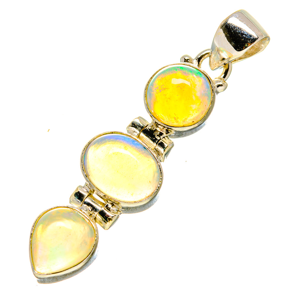 Ethiopian Opal Pendants handcrafted by Ana Silver Co - PD759086