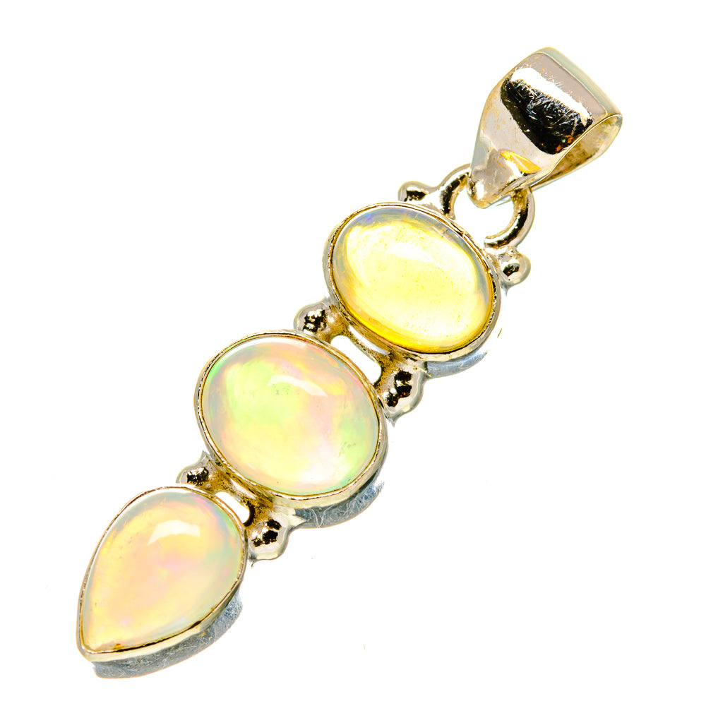Ethiopian Opal Pendants handcrafted by Ana Silver Co - PD759101