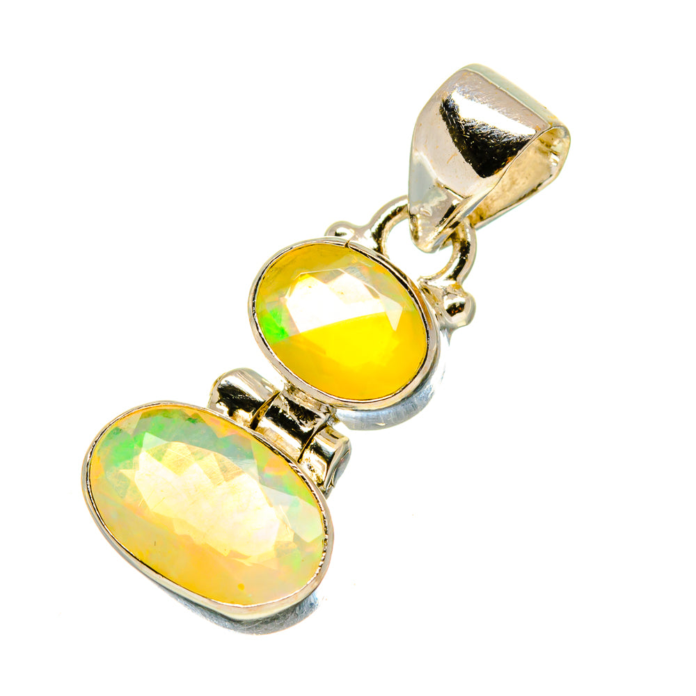 Ethiopian Opal Pendants handcrafted by Ana Silver Co - PD759113