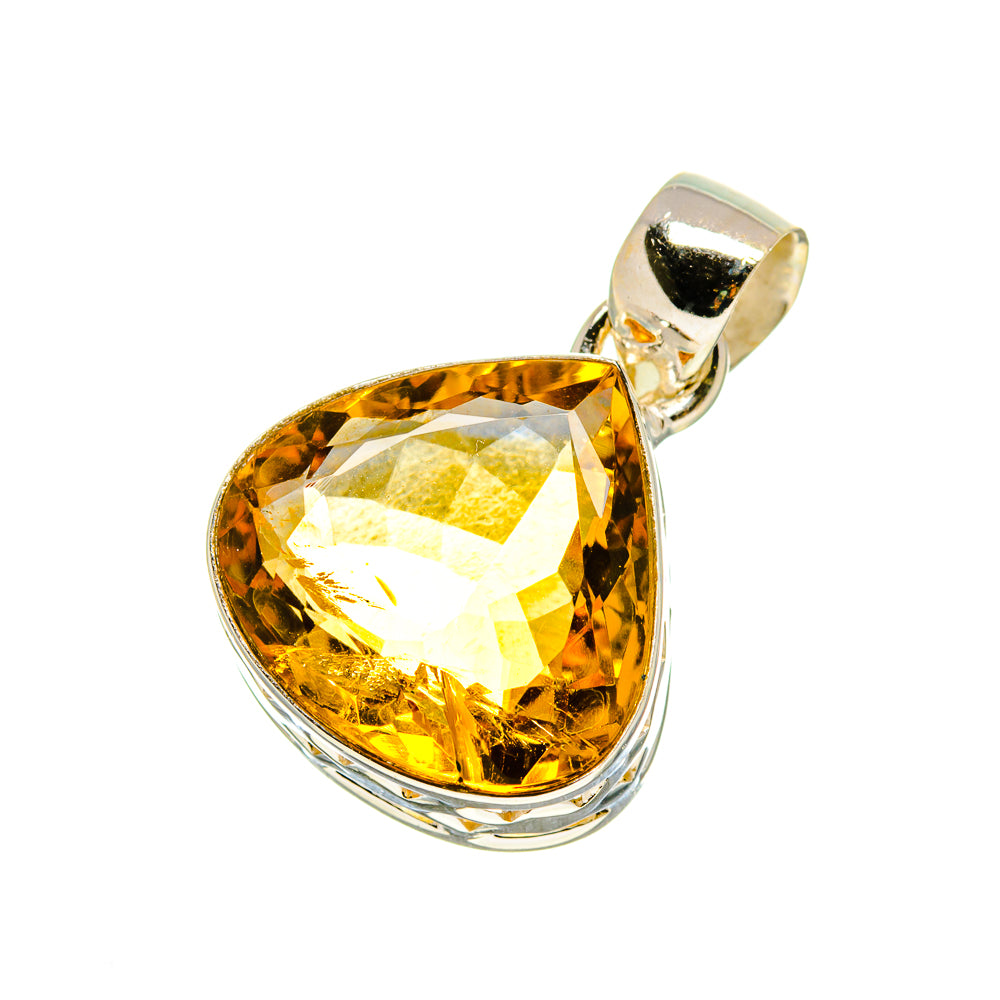 Lemon Quartz Pendants handcrafted by Ana Silver Co - PD759125