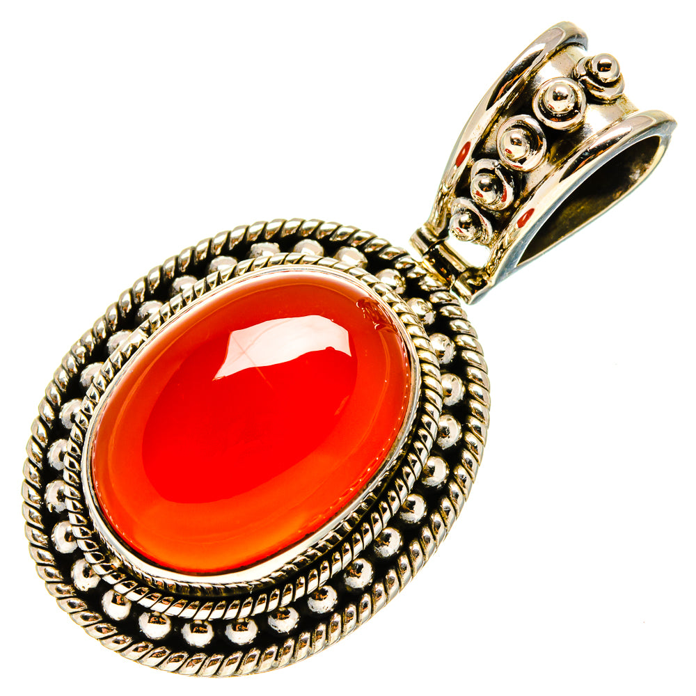Carnelian Pendants handcrafted by Ana Silver Co - PD759278