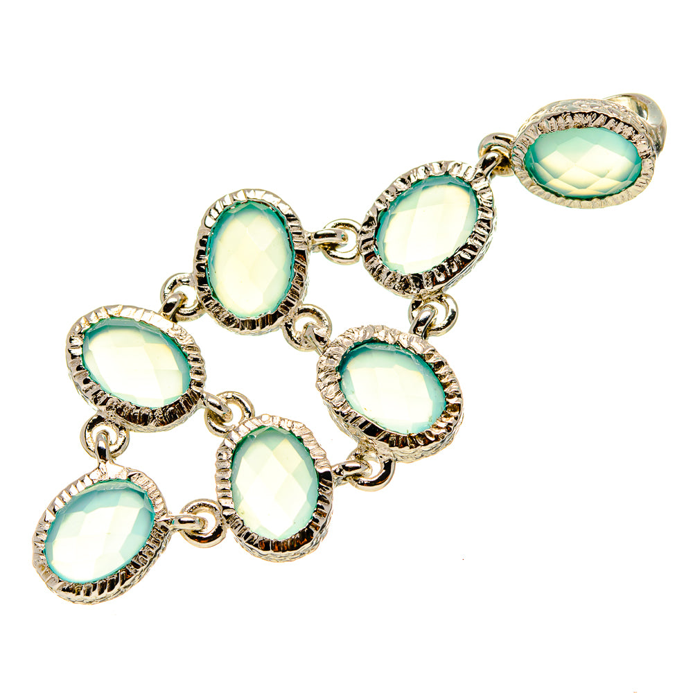 Aqua Chalcedony Pendants handcrafted by Ana Silver Co - PD759294