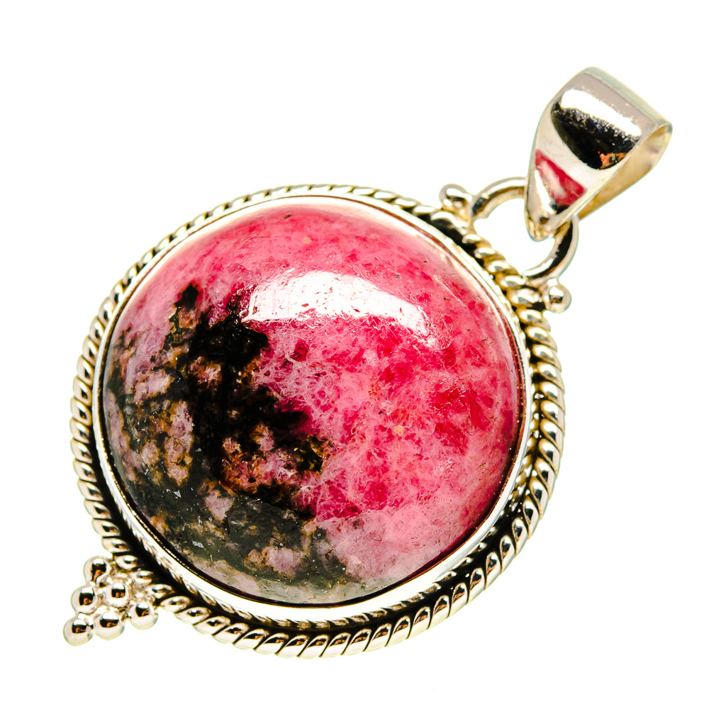Rhodonite Pendants handcrafted by Ana Silver Co - PD759297