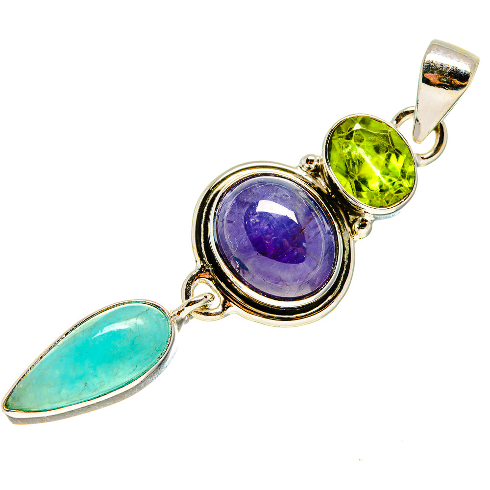 Tanzanite Pendants handcrafted by Ana Silver Co - PD759321