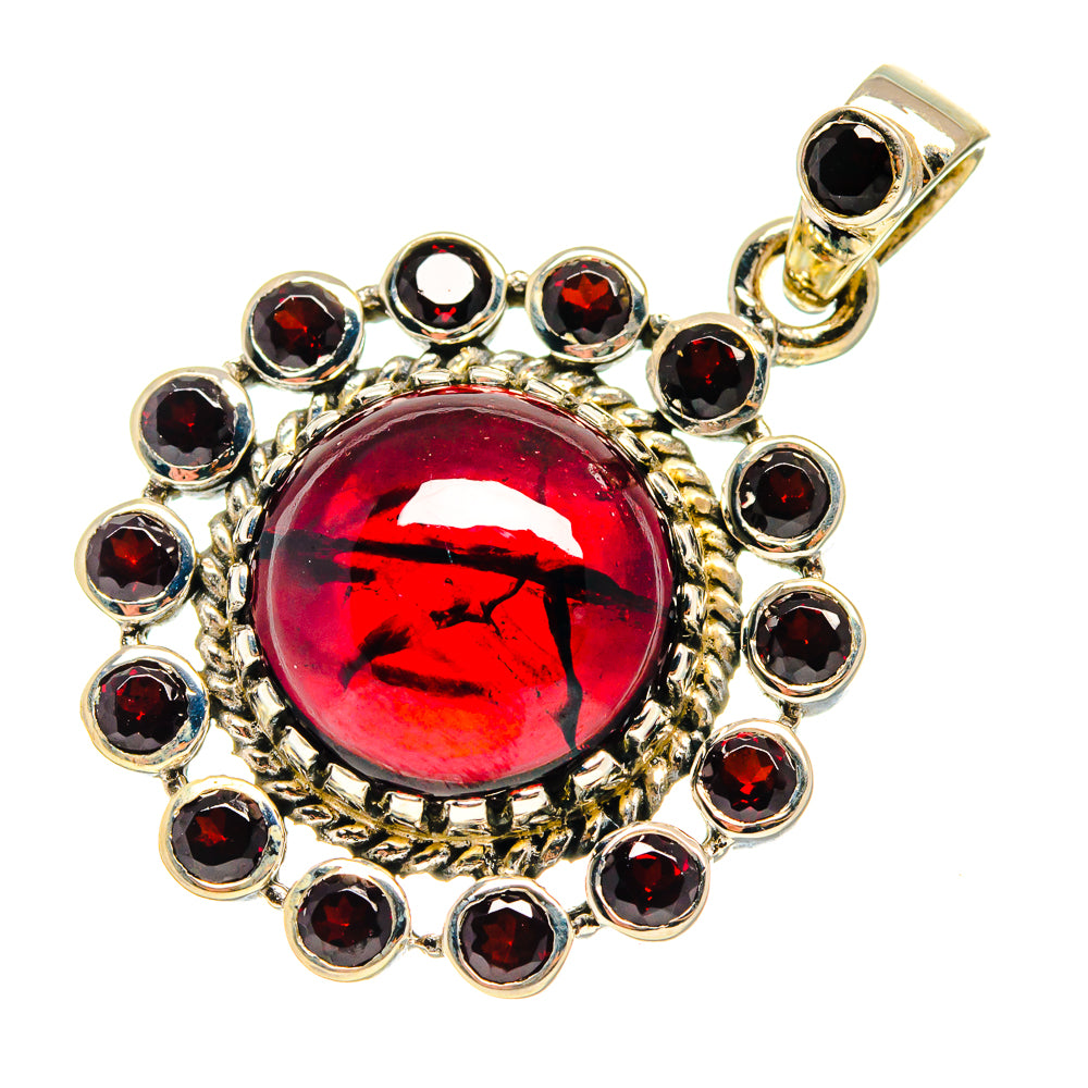 Garnet Pendants handcrafted by Ana Silver Co - PD759347