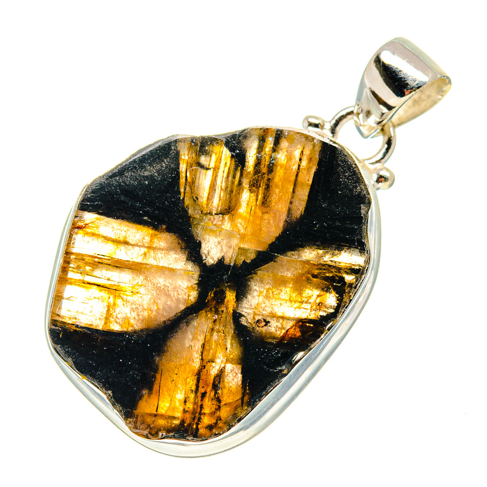Chiastolite Pendants handcrafted by Ana Silver Co - PD759361