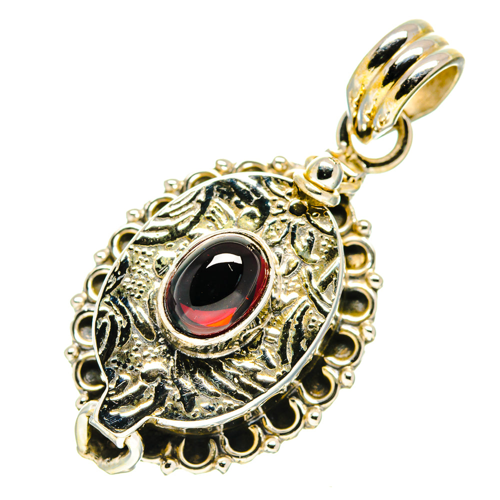 Garnet Pendants handcrafted by Ana Silver Co - PD759450