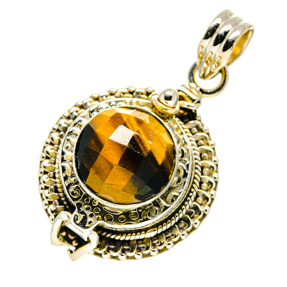 Tiger Eye Pendants handcrafted by Ana Silver Co - PD759484
