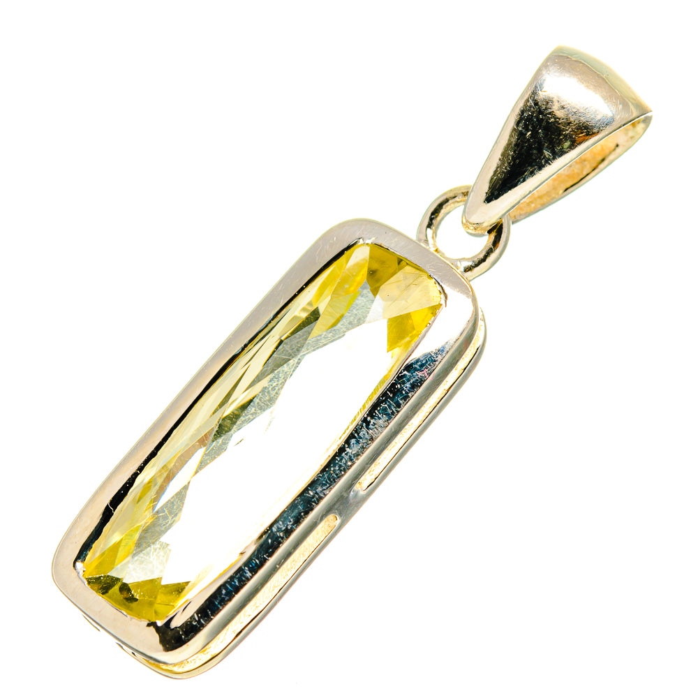 Lemon Quartz Pendants handcrafted by Ana Silver Co - PD759495
