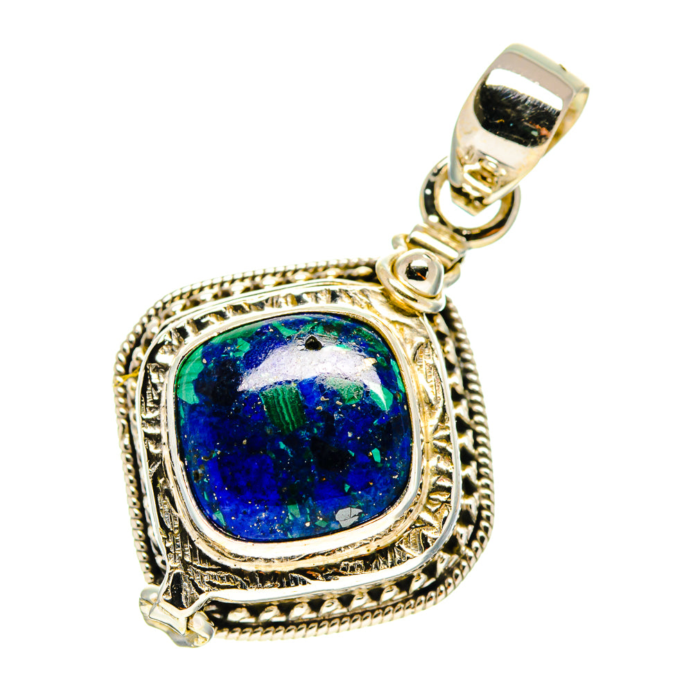 Azurite Pendants handcrafted by Ana Silver Co - PD759520