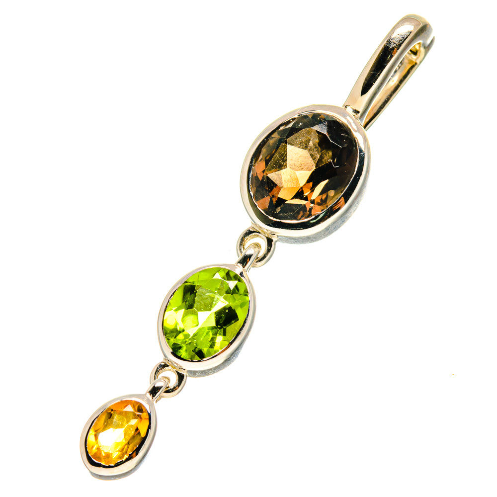 Smoky Quartz Pendants handcrafted by Ana Silver Co - PD759522