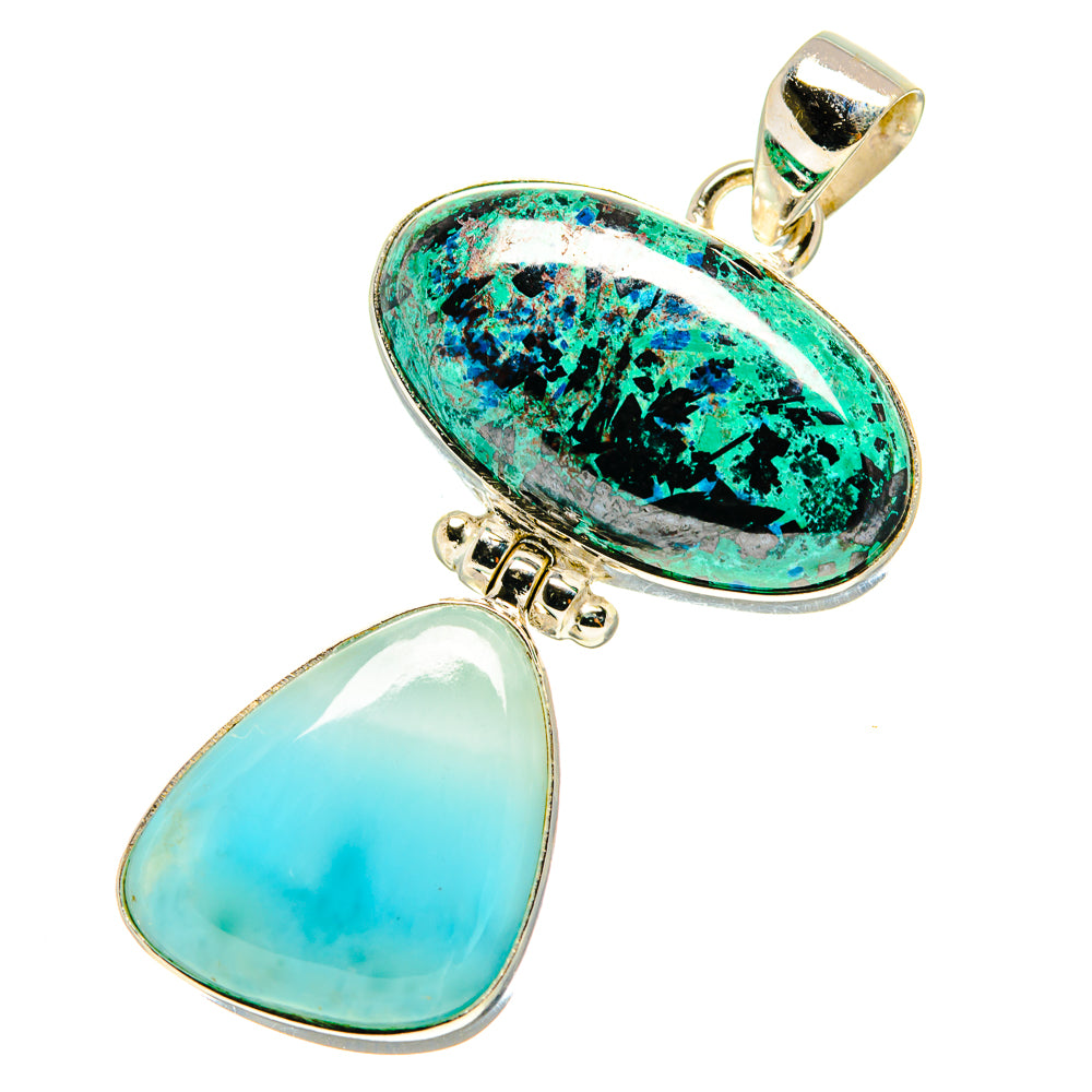 Shattuckite Pendants handcrafted by Ana Silver Co - PD759534