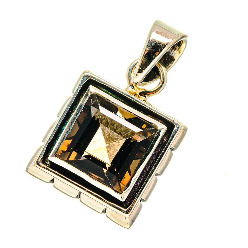 Smoky Quartz Pendants handcrafted by Ana Silver Co - PD759544