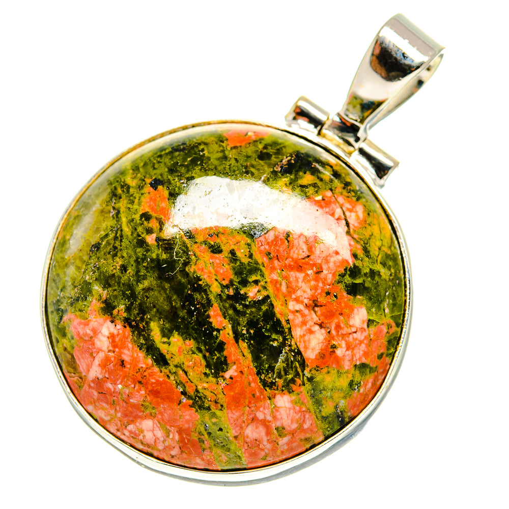 Unakite Pendants handcrafted by Ana Silver Co - PD759546