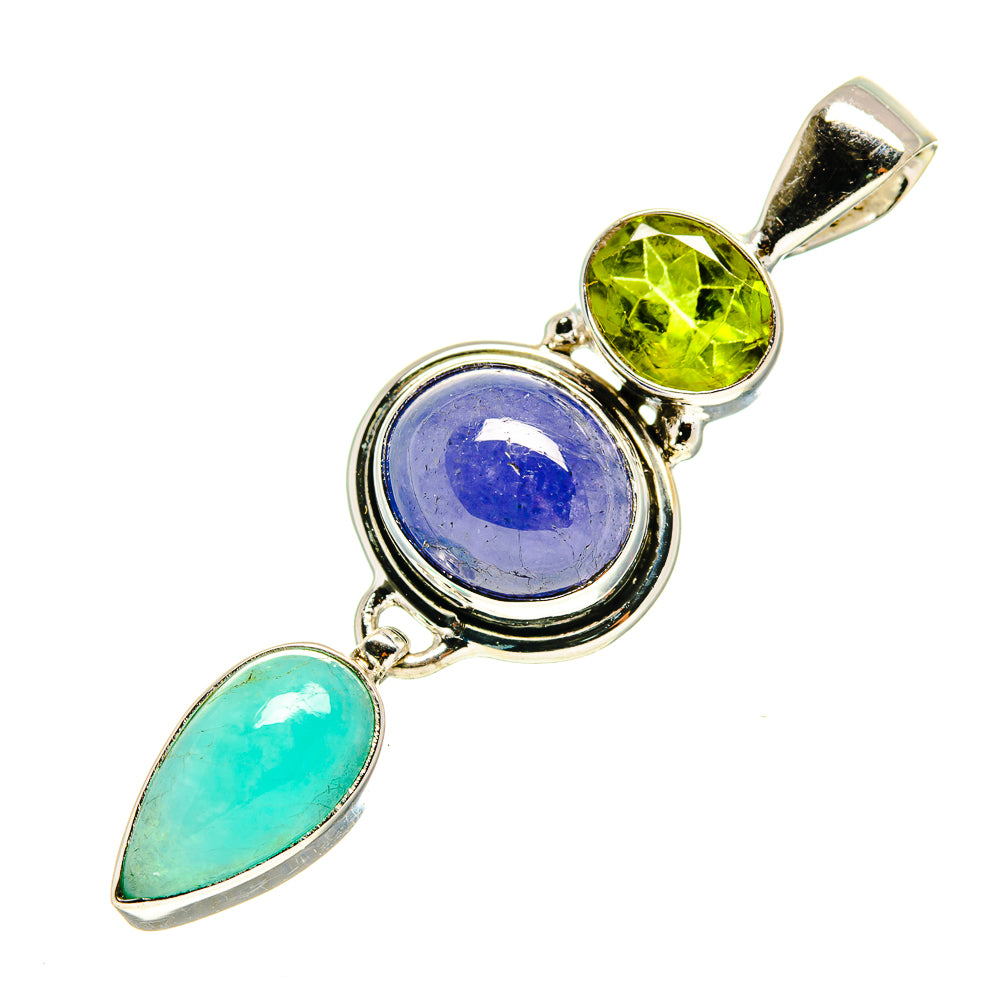 Tanzanite Pendants handcrafted by Ana Silver Co - PD759556