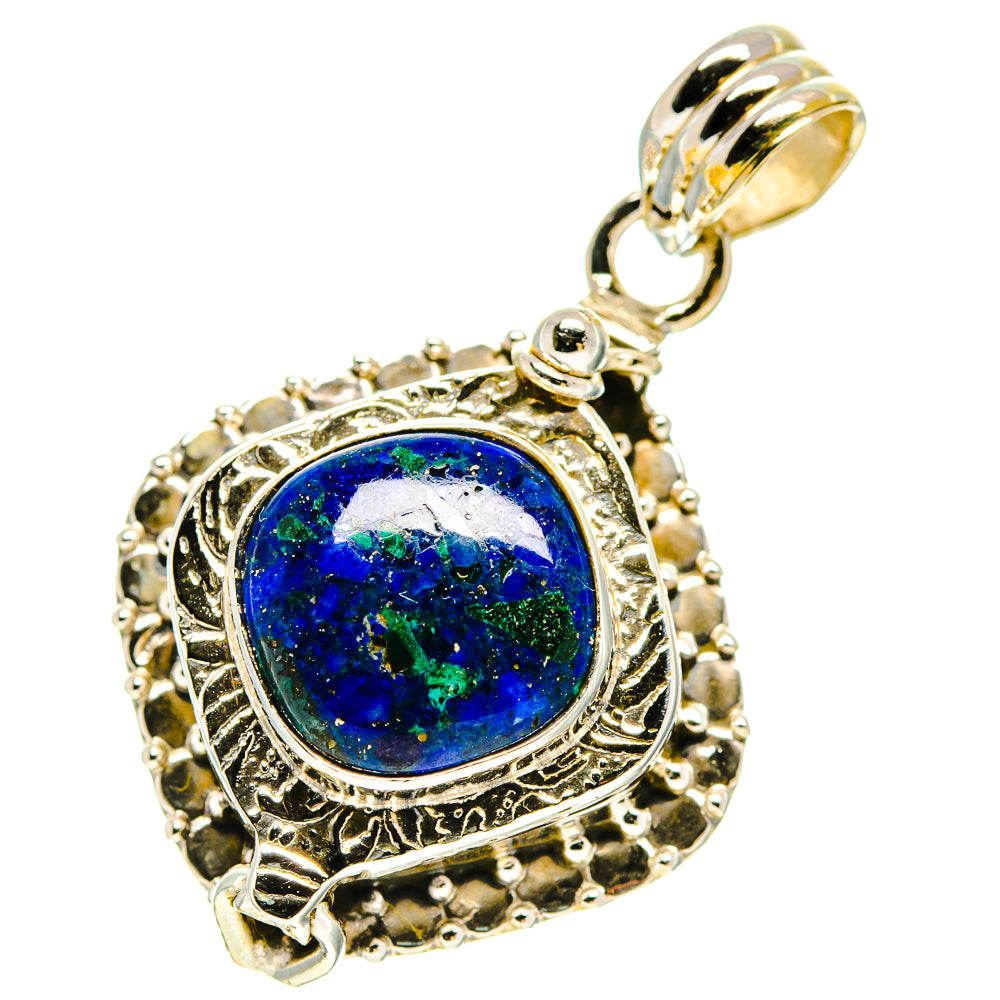 Azurite Pendants handcrafted by Ana Silver Co - PD759902