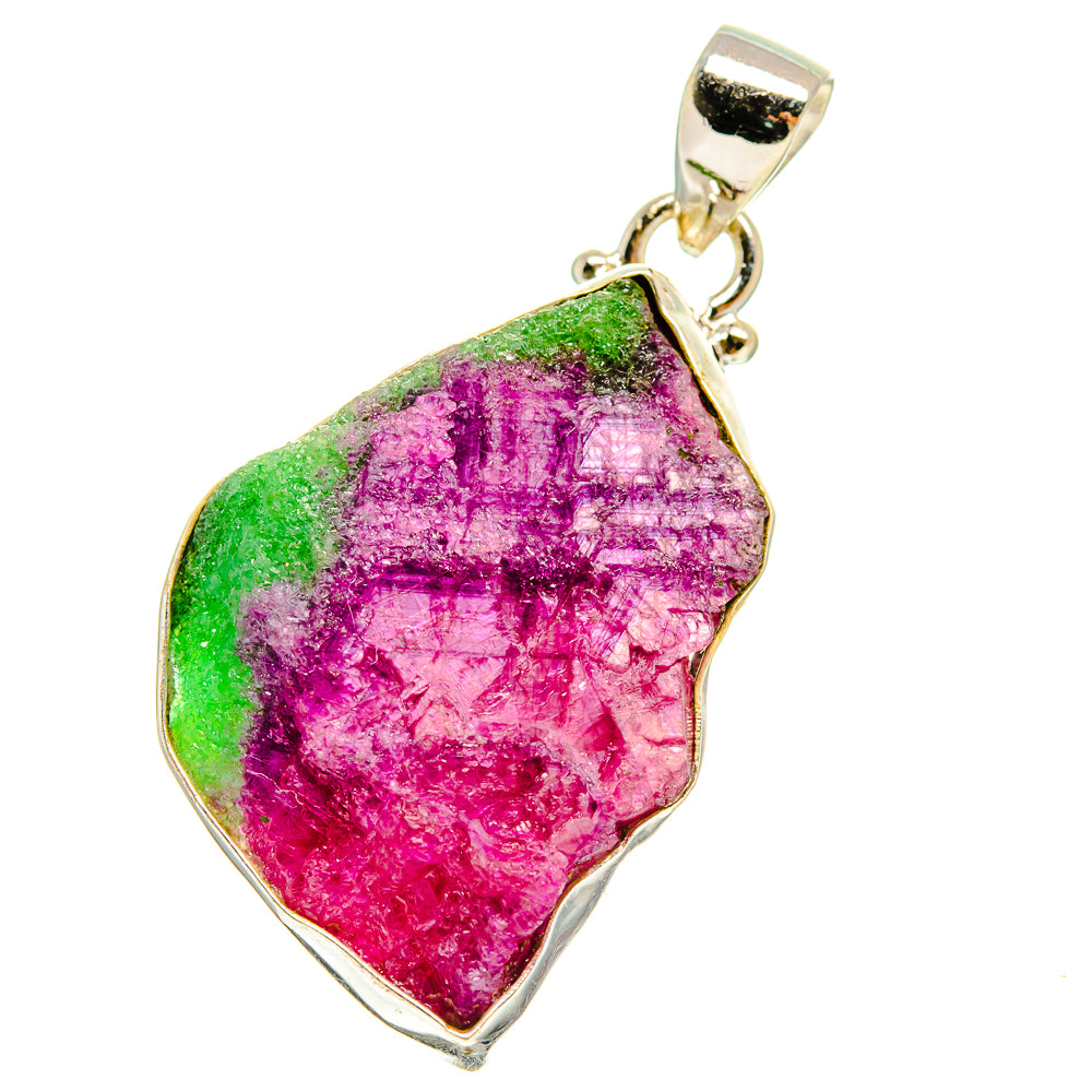 Ruby Zoisite Pendants handcrafted by Ana Silver Co - PD759918