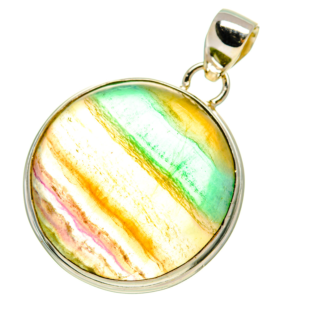 Green Fluorite Pendants handcrafted by Ana Silver Co - PD759938