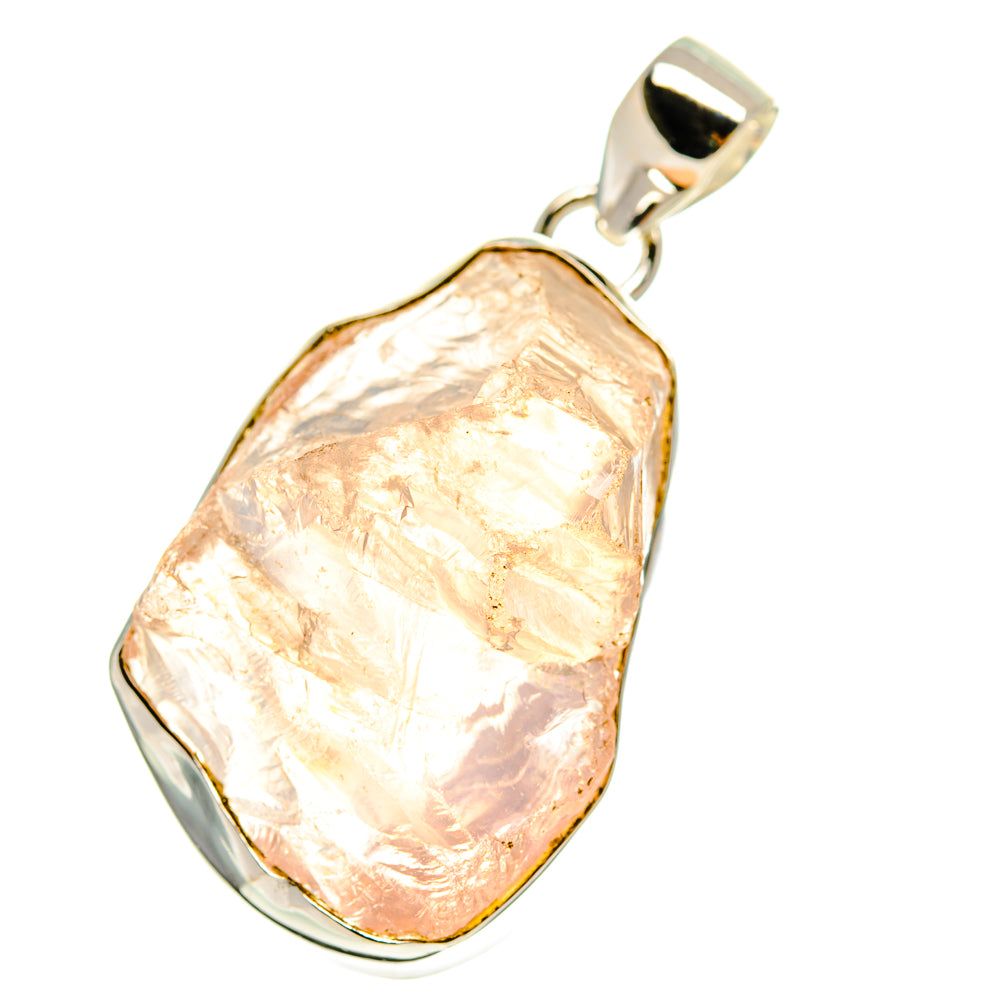 Rose Quartz Pendants handcrafted by Ana Silver Co - PD759979