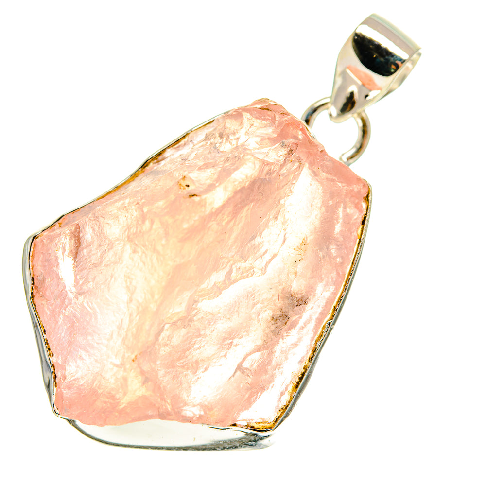Rose Quartz Pendants handcrafted by Ana Silver Co - PD759981