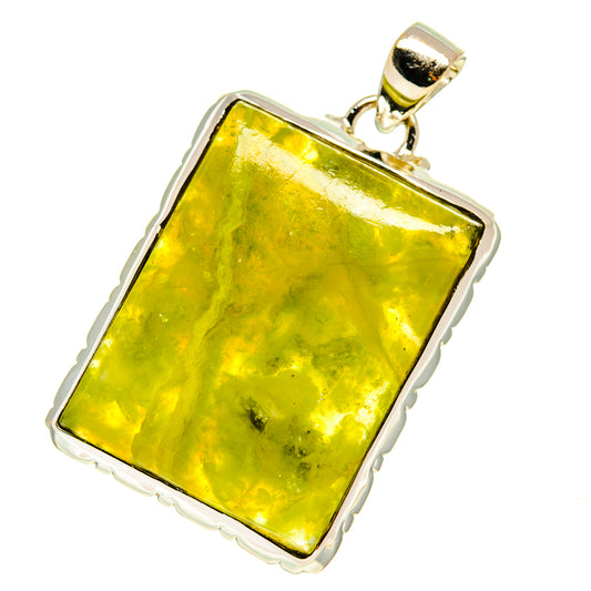 African Green Opal Pendants handcrafted by Ana Silver Co - PD759999