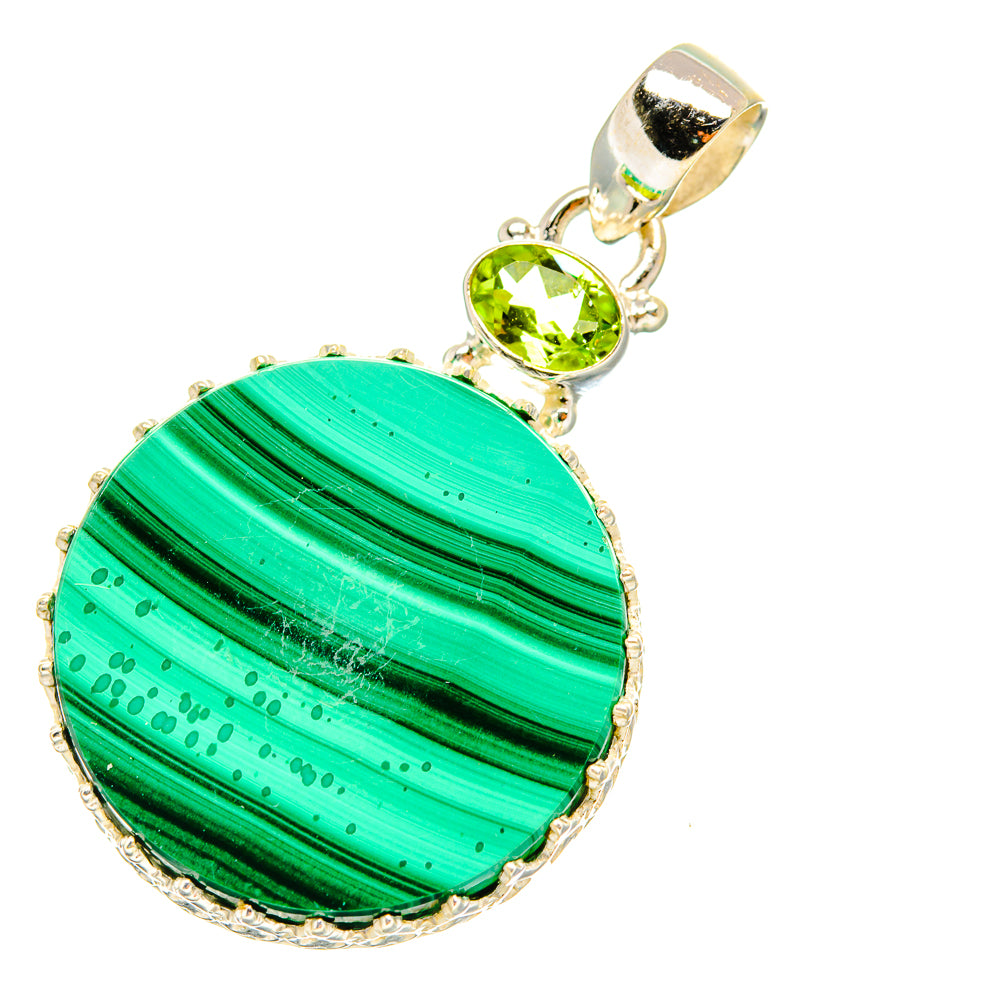 Malachite Pendants handcrafted by Ana Silver Co - PD7600