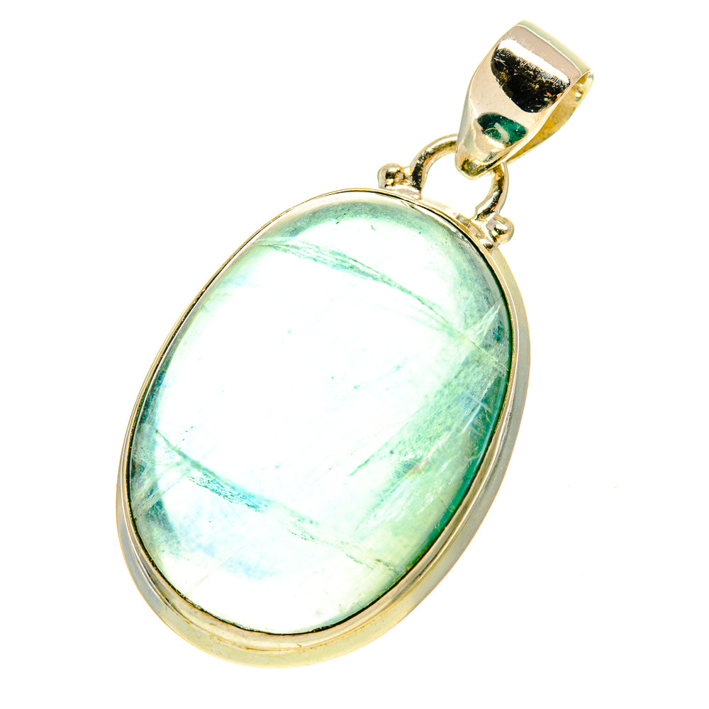 Blue Fluorite Pendants handcrafted by Ana Silver Co - PD760039