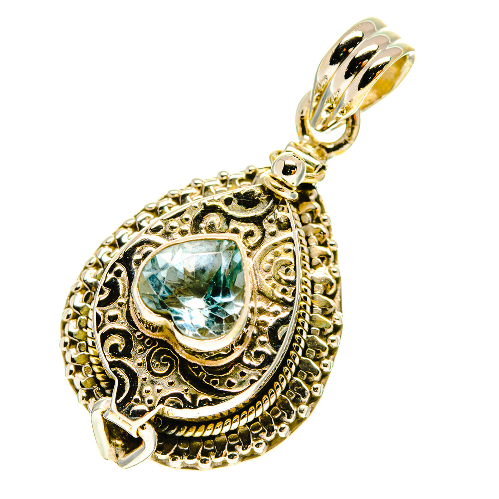 Blue Topaz Pendants handcrafted by Ana Silver Co - PD760043