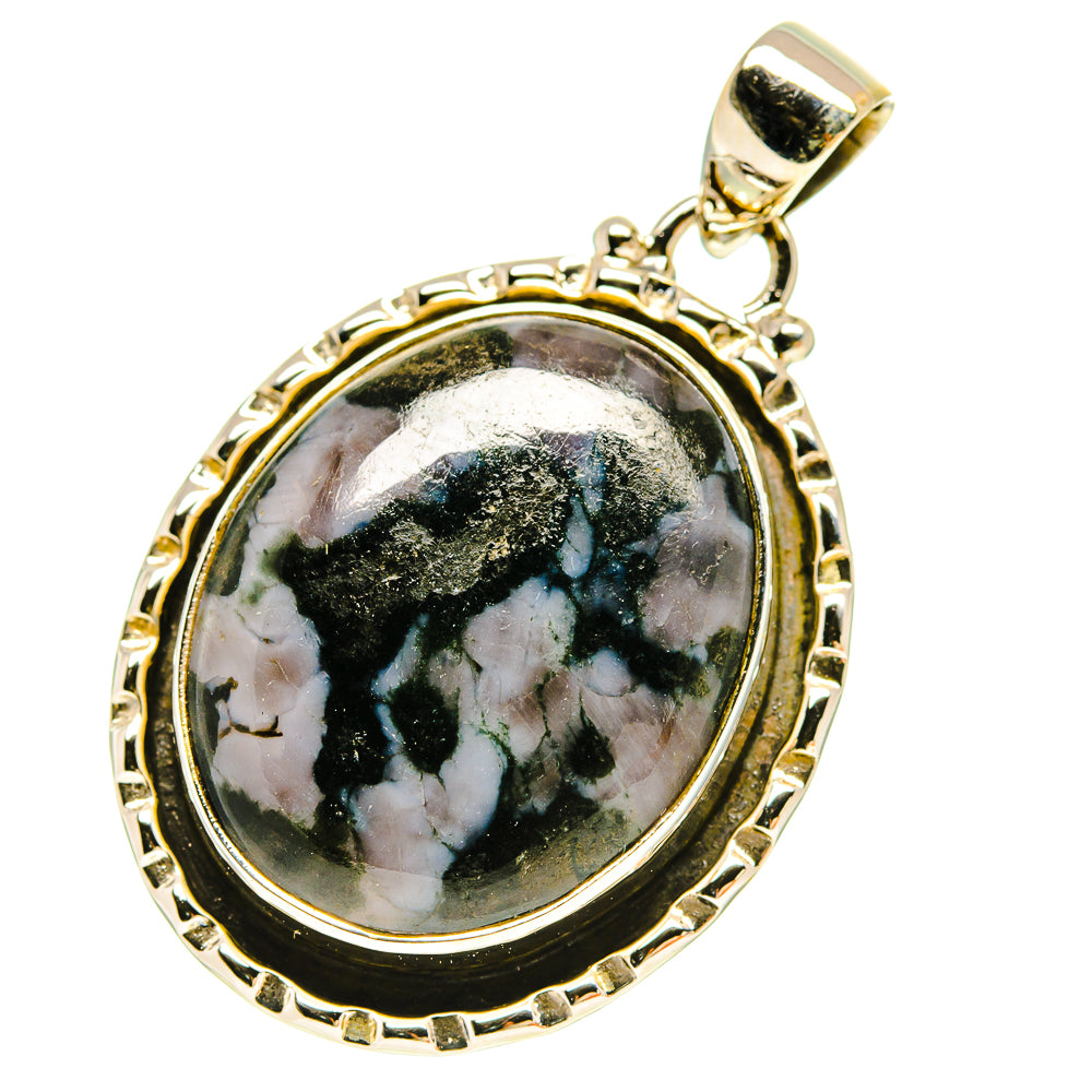 Gabbro Stone Pendants handcrafted by Ana Silver Co - PD760132