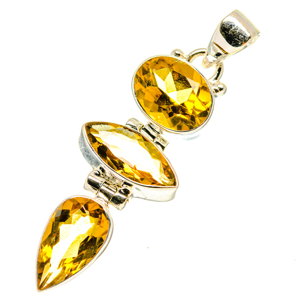 Citrine Pendants handcrafted by Ana Silver Co - PD760134