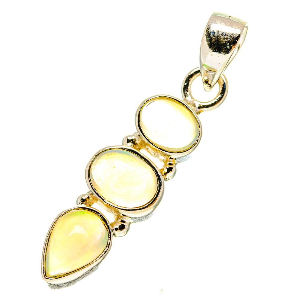 Ethiopian Opal Pendants handcrafted by Ana Silver Co - PD760135