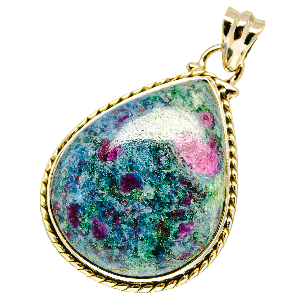 Ruby Fuchsite Pendants handcrafted by Ana Silver Co - PD760161