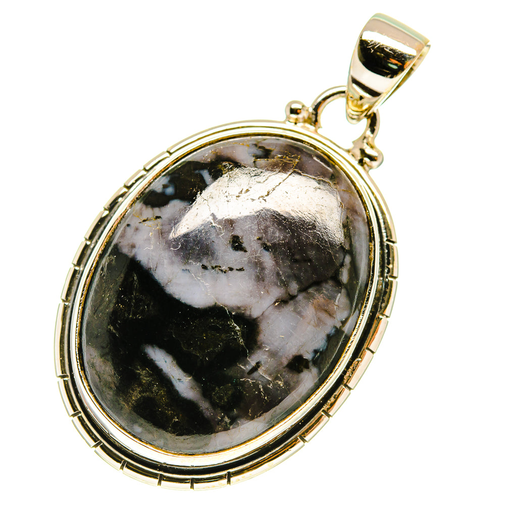 Gabbro Stone Pendants handcrafted by Ana Silver Co - PD760187