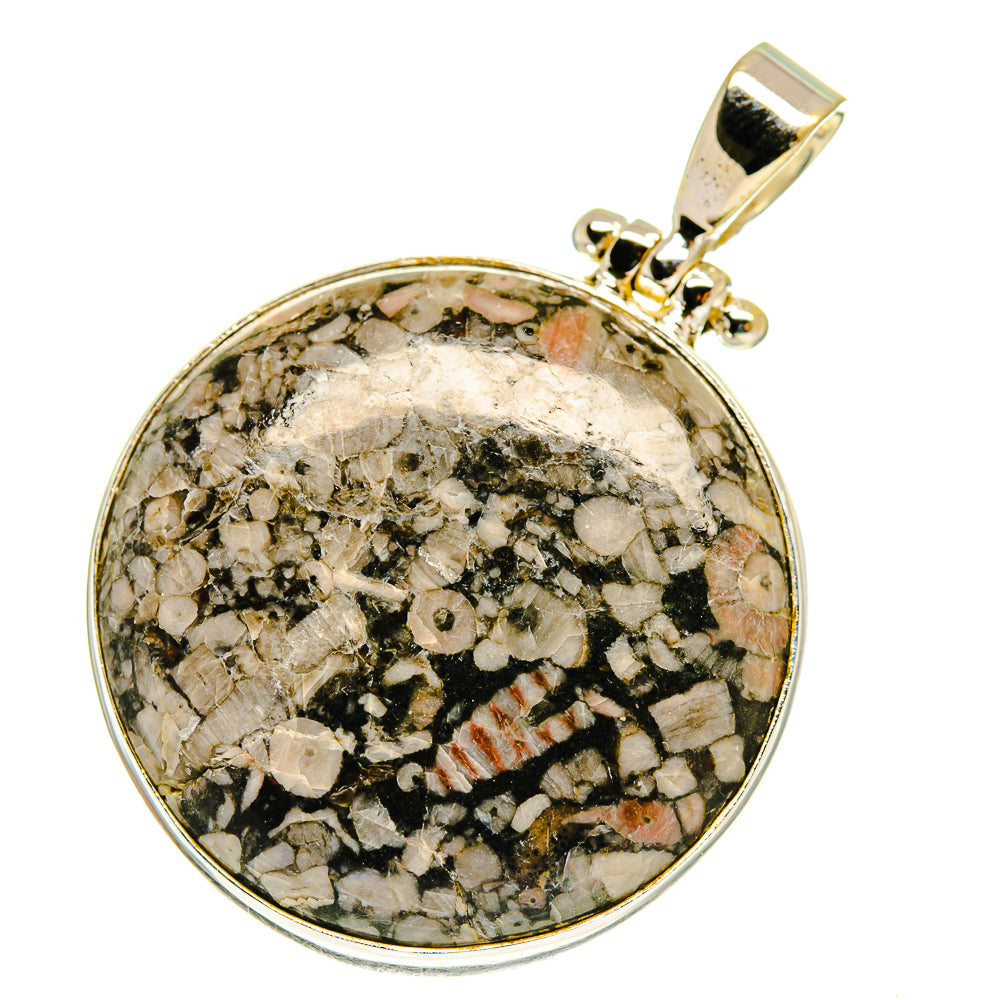 Crinoid Fossil Pendants handcrafted by Ana Silver Co - PD760191