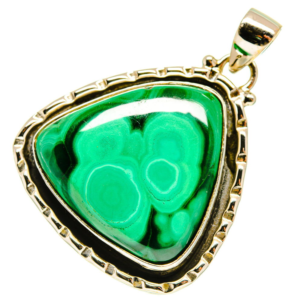 Malachite Pendants handcrafted by Ana Silver Co - PD760222