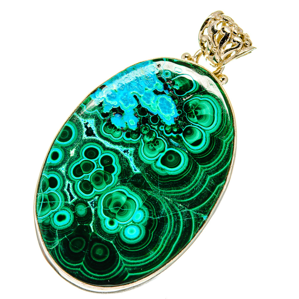 Malachite Pendants handcrafted by Ana Silver Co - PD760272