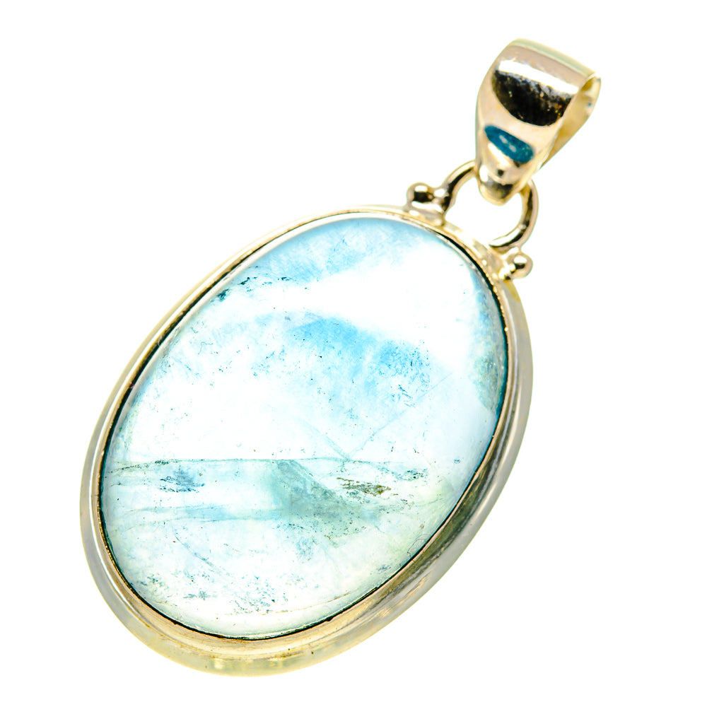 Blue Fluorite Pendants handcrafted by Ana Silver Co - PD760288