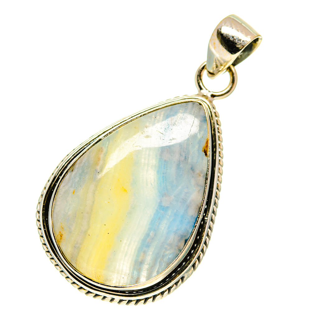 Blue Scheelite Pendants handcrafted by Ana Silver Co - PD760298