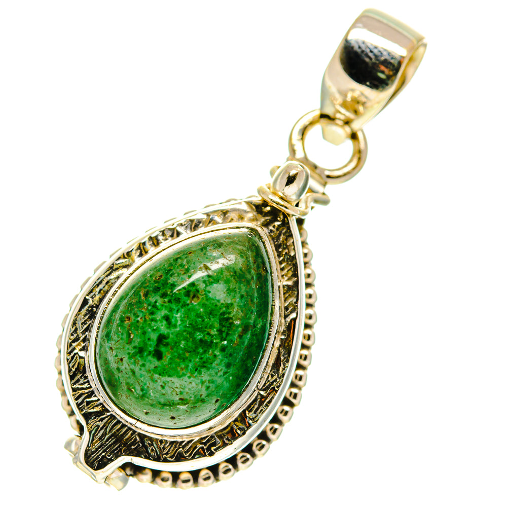 Green Aventurine Pendants handcrafted by Ana Silver Co - PD760326