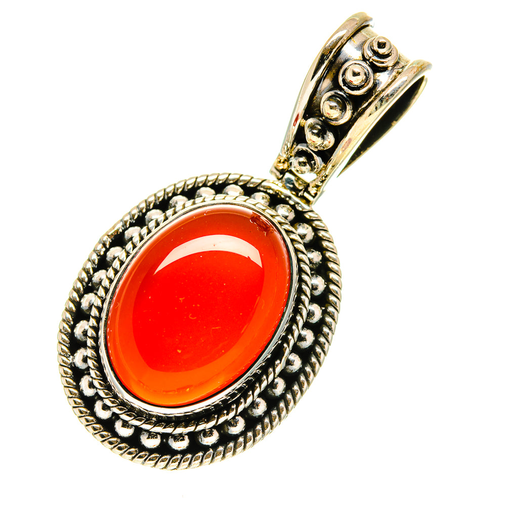 Red Onyx Pendants handcrafted by Ana Silver Co - PD760335
