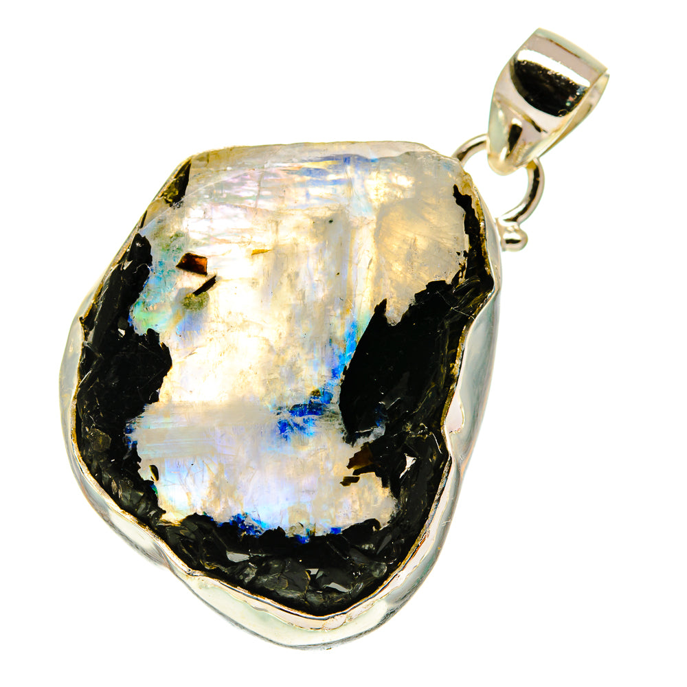 Rainbow Moonstone Pendants handcrafted by Ana Silver Co - PD760344