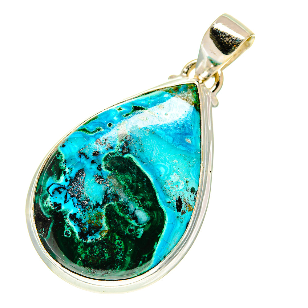 Chrysocolla Pendants handcrafted by Ana Silver Co - PD760346