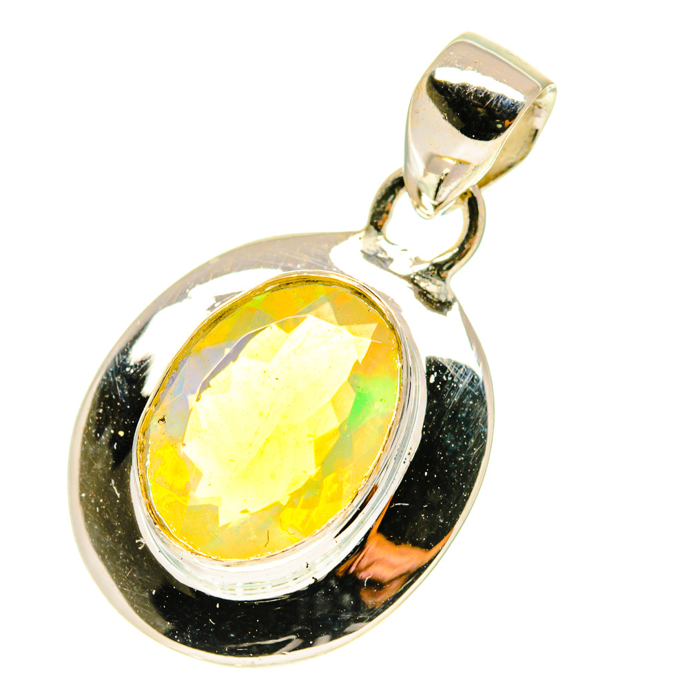 Ethiopian Opal Pendants handcrafted by Ana Silver Co - PD760351