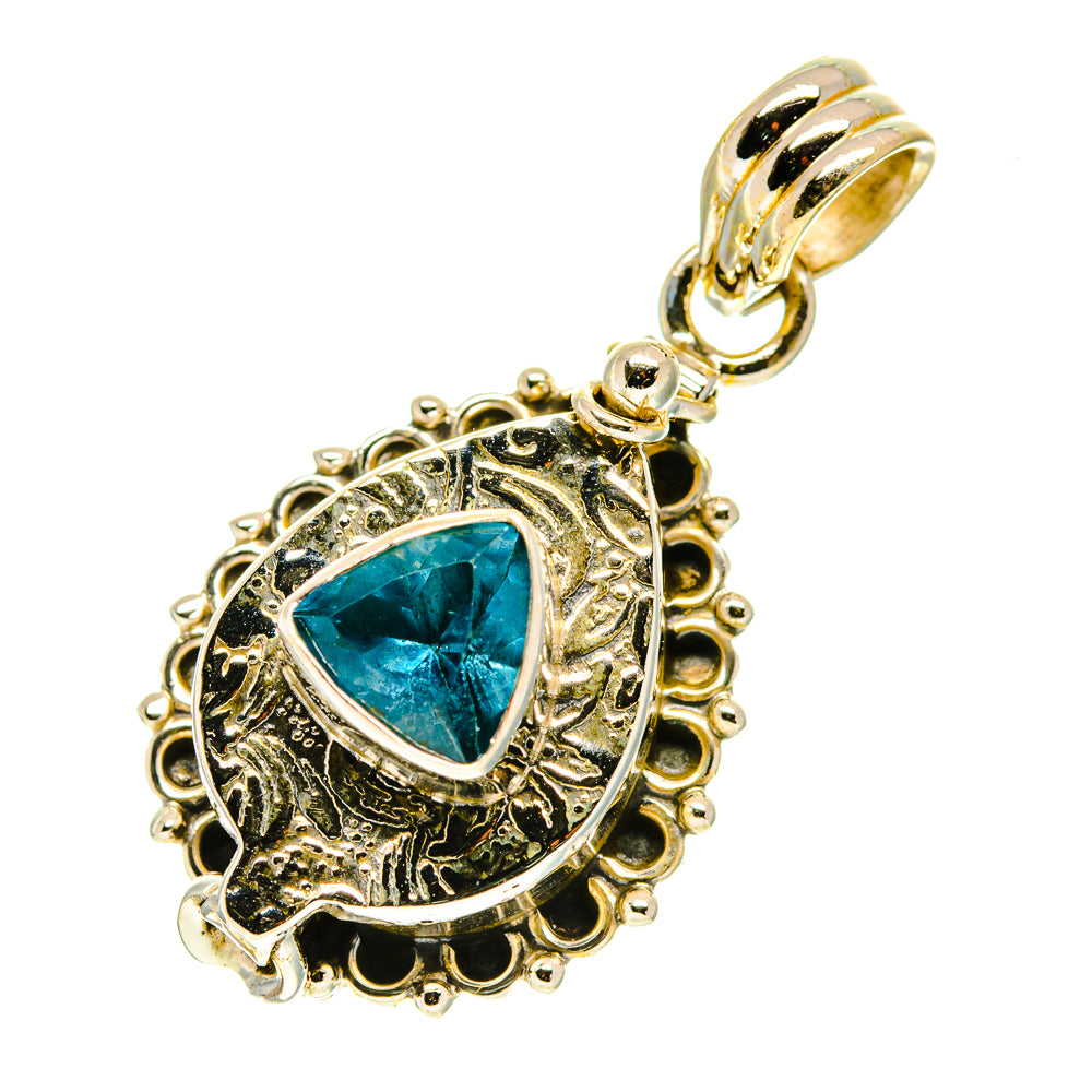 Blue Topaz Pendants handcrafted by Ana Silver Co - PD760361