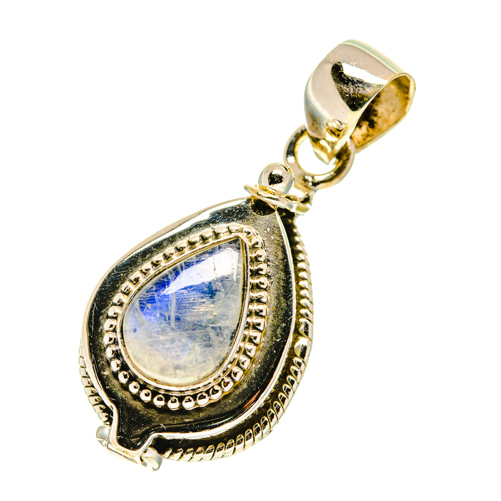 Rainbow Moonstone Pendants handcrafted by Ana Silver Co - PD760386